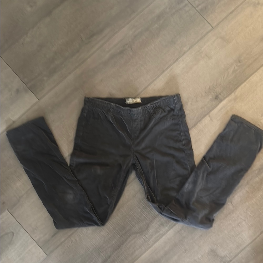 Free People Charcoal Corduroy Pants, Sz 28